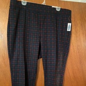 Brand new! Plaid jeggings